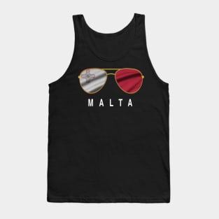 Malta Sunglasses, Malta Flag, Malta gift ,   Maltese , Tank Top